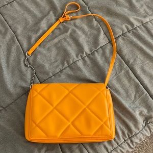 Neon Orange Hand Bag